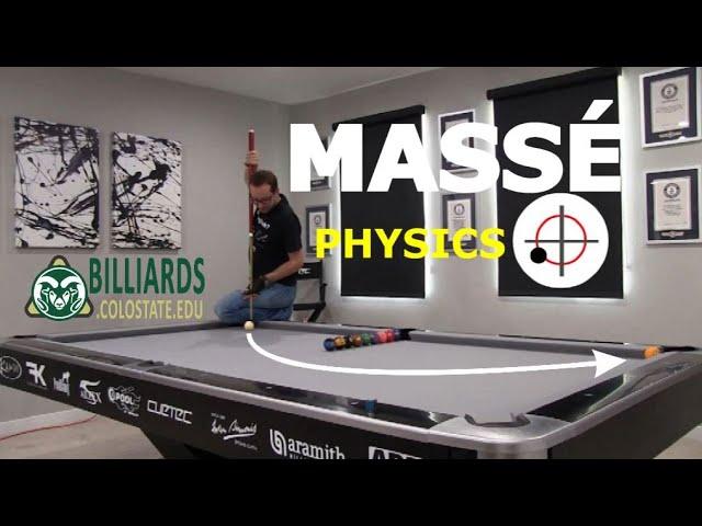 Massé Shot Physics in Super Slow Motion