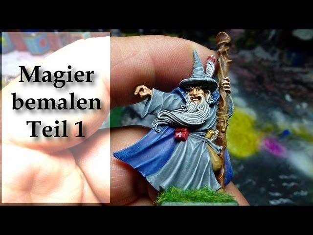 Lets paint Minis # 7 - Magier Bemalung - Teil 1