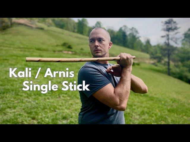 Kali Arnis Single Stick Drill | Filipino Martial Arts Stick Fighting