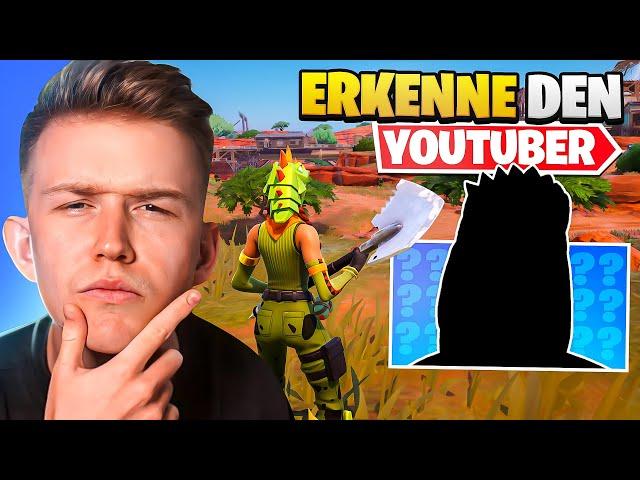 ICH errate FORTNITE YouTuber NUR mit ihrem Gameplay! 