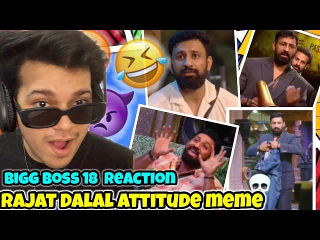 Rajat Dalal Attitude Meme REACTION Ft.BIGGBOSS18 #rajatdalal #biggboss