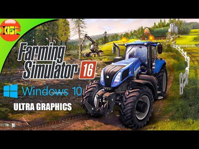 Playing Farming Simulator 16 on windows 10 PC! How good it is?