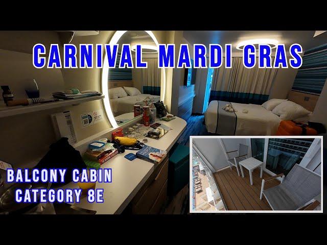 Carnival Mardi Gras Balcony Cabin Walkthrough