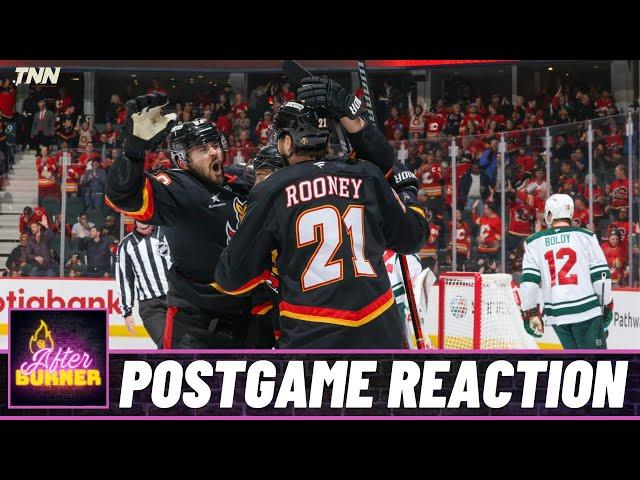 Wild @ Flames Postgame Reaction | FN After Burner - Game 21