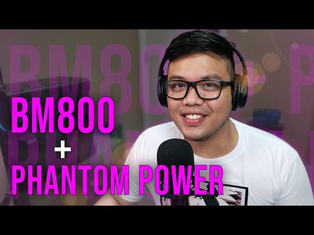 BM800 + Phantom Power (NO SOUNDCARD)