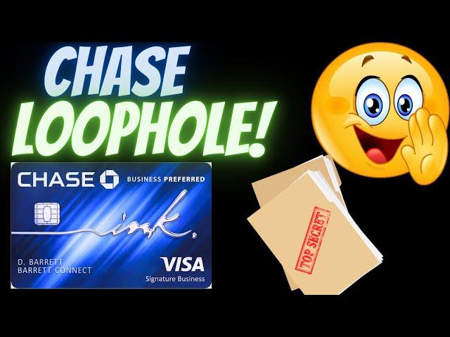 The CHASE LOOPHOLE TO GET MASSIVE CREDIT LIMITS!