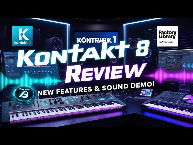 Native Instruments Kontakt 8 & Factory Library 2 Review | Ultimate Sound Design & Workflow Tips!