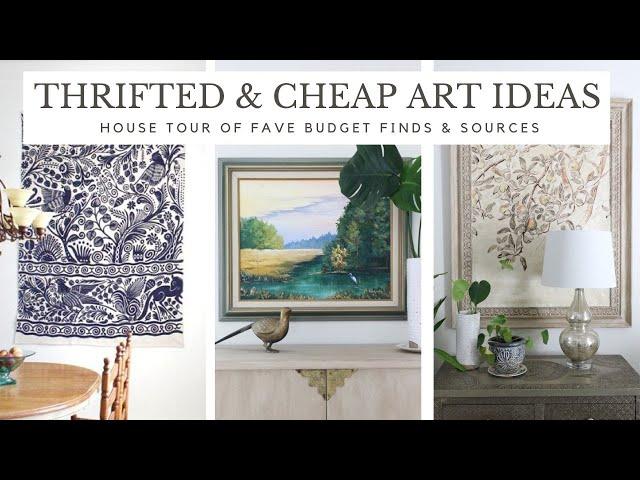 Thrifted, Unique & Cheap Art Ideas