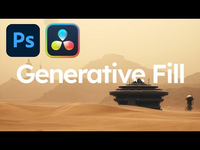 Using Photoshop's Generative Fill for VFXs in DaVinci Resolve