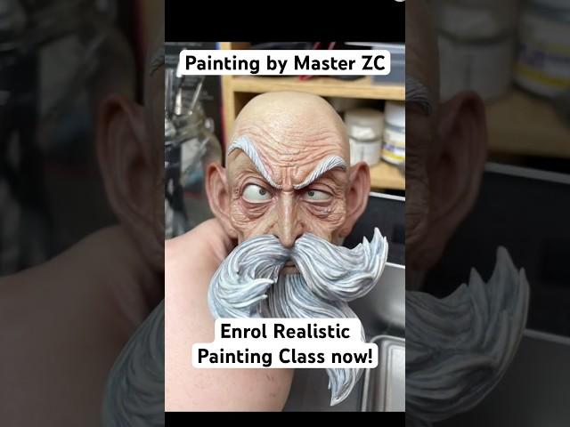 Semi Realistic Painting of Master Roshi #dragonball #masterroshi #dbz