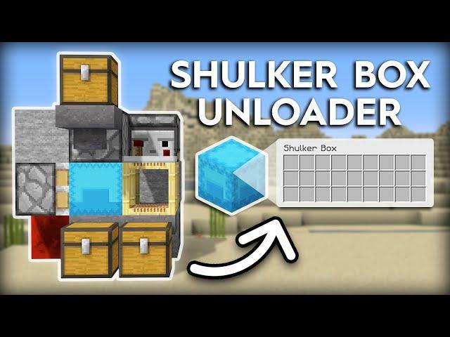 Minecraft Shulker Box Unloader - Compact and Easy Build Tutorial