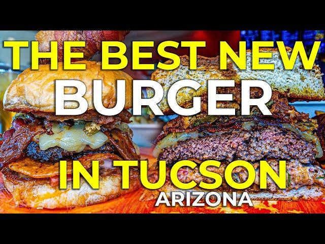 Divine Bovine's Epic 'Welcome to Tucson Arizona' Burger: A Must-Try!