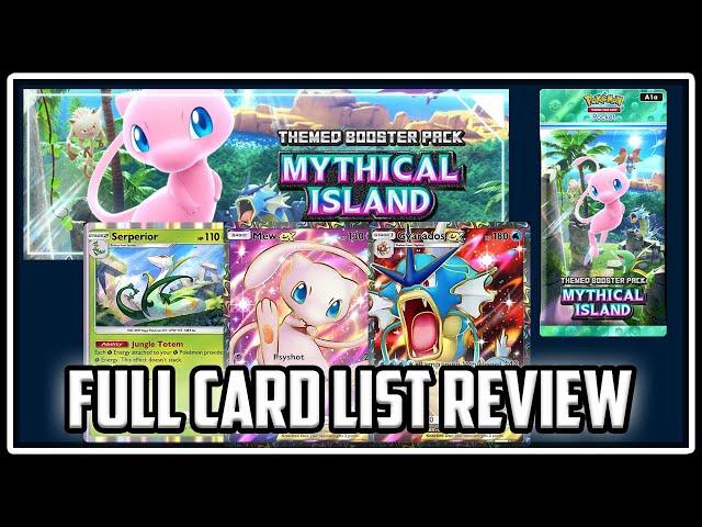 NEW Mythical Island Pack Full Set Card Review! New Top Tier Deck is Coming! | Pokemon TCG Pocket