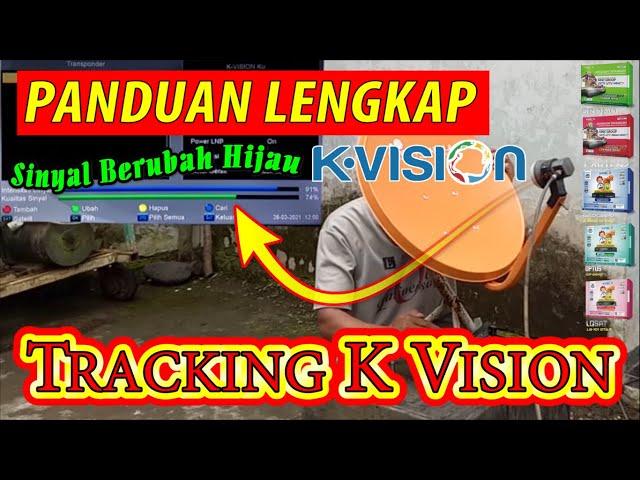 Cara Tracking K Vision Ku Band || Pasang Parabola Mini K-Vision