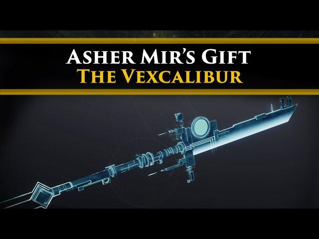 Destiny 2 Lore - Vexcalibur Exotic Quest Lore, Asher Mir's adventure in the Vex Network!