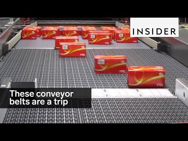 These conveyor belts are a trip