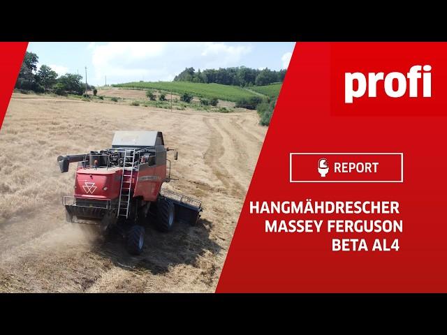 Hangmähdrescher Beta AL4 von Massey Ferguson | profi #Report