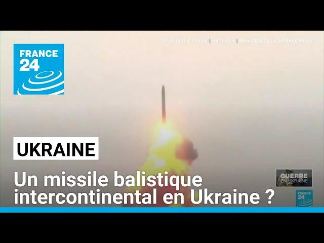 L'Ukraine accuse Moscou de l'avoir frappée avec un missile balistique intercontinental