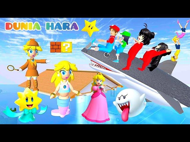 Yuta Jadi Mario dan Mio jadi Luigi Bantu Princess Peach cari Kekuatan Part 1 | Sakura School