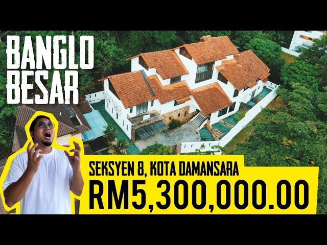 RM5.3 Juta!! Rumah Banglo Besar di Kota Damansara.