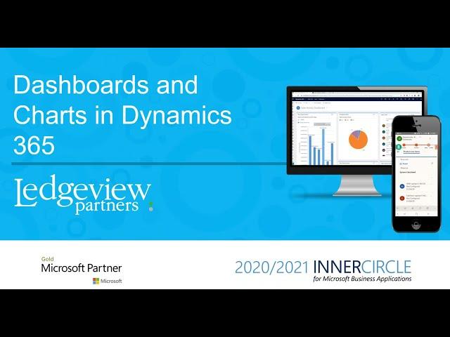 Dashboards and Charts in Microsoft Dynamics 365