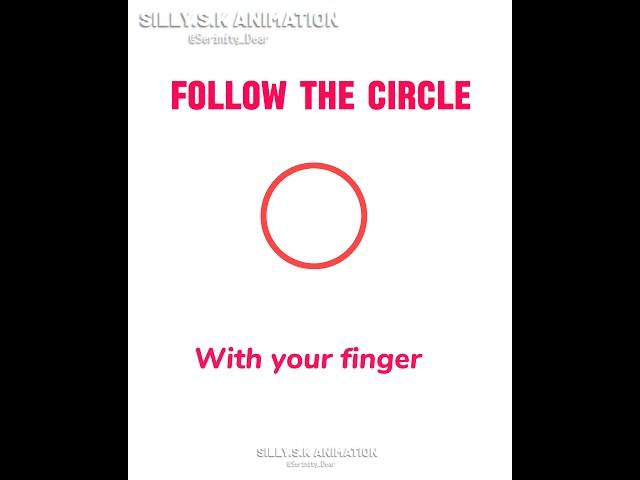 Follow The Circle With Your Finger! ⭕ [Smilling Critters] #smillingcritters #animation#meme#trending