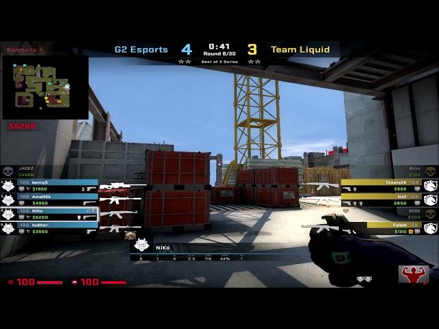 CS:GO POV DEMO NiKo (G2)(31-19) vs Liquid - vertigo / IEM Winter 2021