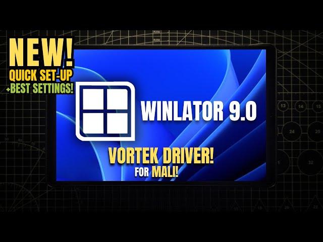 New Winlator 9.0 Vortek Driver + Gameplay & Initial Thoughts!