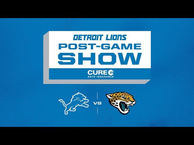 Lions vs. Jaguars Week 11 | Detroit Lions Live CURE Auto Insurance Postgame Show