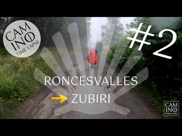 2 Roncesvalles to Zubiri | full etape | Camino Santiago