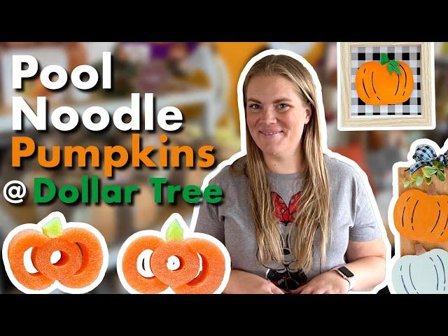 3 Dollar Tree Fall Pumpkin Crafts: Pool Noodle Pumpkins & More | Easy & Affordable DIY’s for Autumn