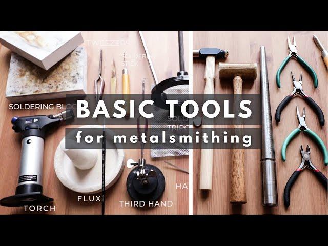 TOOLS you need to start SILVERSMITHING! Jewelry making beginner starter pack