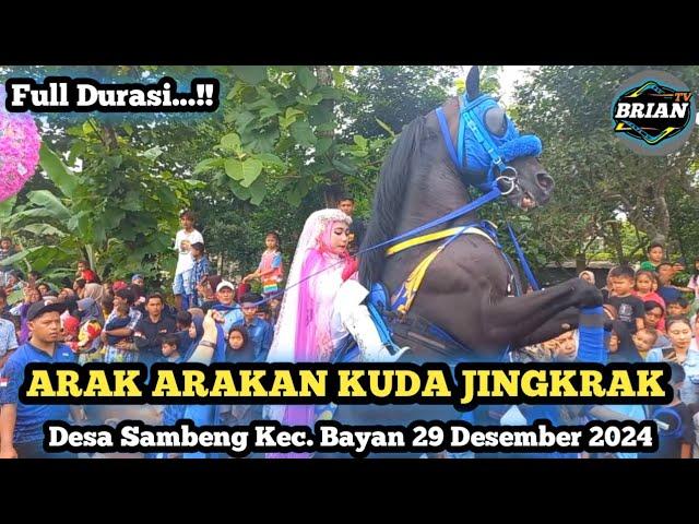 Kirab Kuda Jingkrak Desa Sambeng Bayan Purworejo