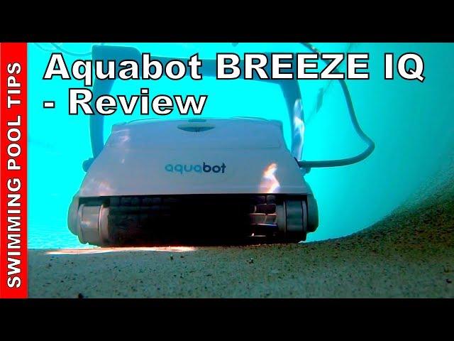 Aquabot Breeze IQ  Robotic Pool Cleaner: 60 ft of Cable & Filters Down to 2 Microns!