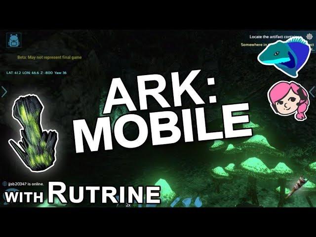 CENTRAL CAVE WITH RUTRINE! ARTIFACT OF THE CLEVER! Ark: Mobile Episode 24