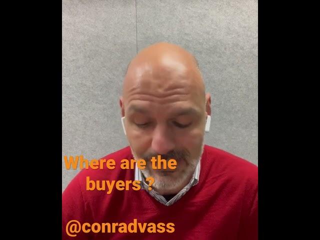 Where are the buyers ? #realestate #conradvass #propertysales