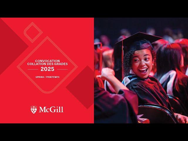 McGill University - Spring Convocation 2025 - Health Sciences B