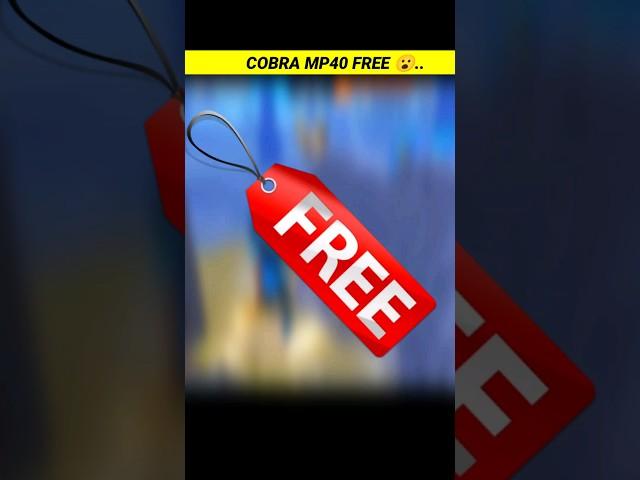 How to free fire cobra mp40  free | How to free cobra bundle #freefire #ytshorts #viralvideo