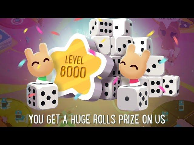 Get 1500 Rolls Free  Board Kings Gameplay ( Level 6000 )