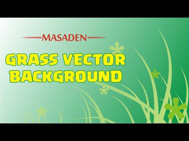 How to Draw simple grass vector background in Coreldraw