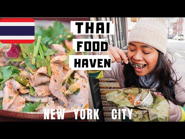 NYC's BEST THAI Food? Eating Thai Food in New York's Thai Town (Part 2)