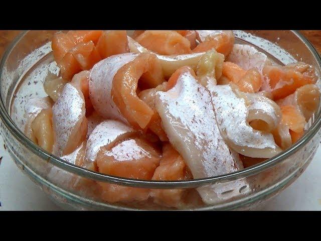 How to make lightly salted salmon bellies in a day