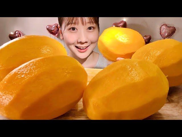 ASMR Mango 3kg【Mukbang/ Eating Sounds】【English subtitles】