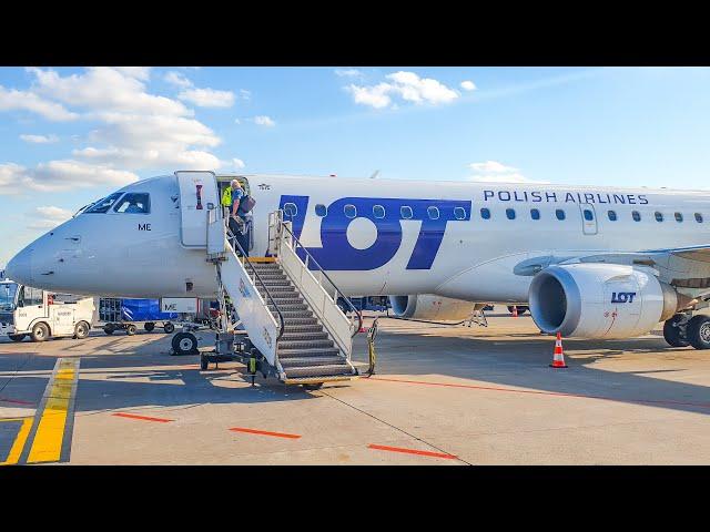 TRIP REPORT - Belgrade to Warsaw - LOT Polish Airlines Embraer E190AR