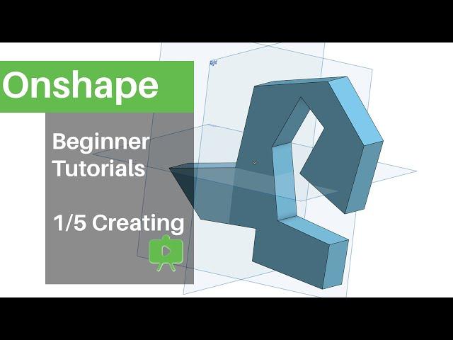 Creating Your First Item in Onshape | Beginner Tutorial