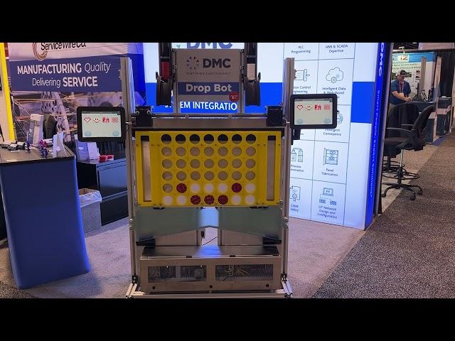 DMC at the 2024 Rockwell Automation Fair with our Drop Bot Demonstration