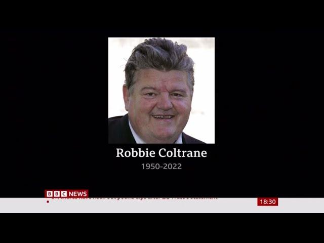 BBC News @ 6 - Death of Robbie Coltrane - 14/10/2022