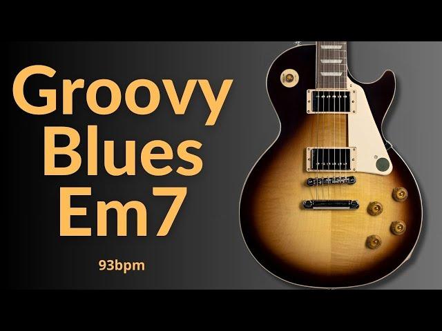 Easy Groove Blues Guitar Backing Track in E Minor l Ultimate Groove Session