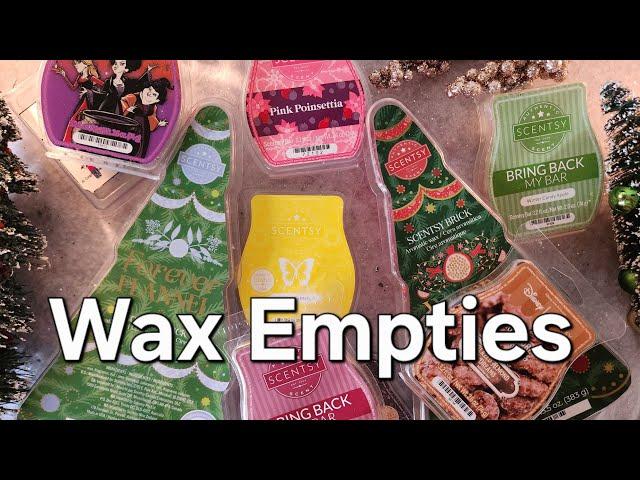 November Wax Empties/ SHE IS CHATTY #waxmeltingchallenge #projectuseitup