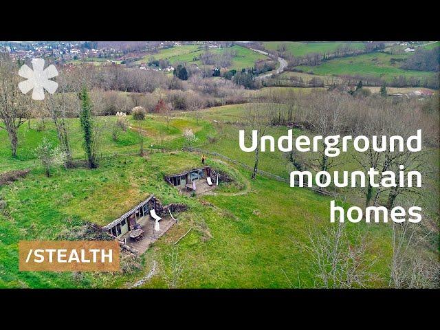 Family builds twin underground homes in ancient mountain farm